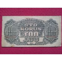Чехословакия 100 крон КУ 771835