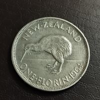 Новая Зеландия 1 флорин 1964г.