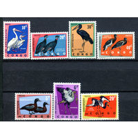 Конго - 1963г. - Редкие птицы. Охрана животного мира - 7 марок - полная серия, MNH [Mi 138-144]. #O-Se-Z-1-2