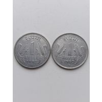Индия. 1 рупия 1997 года. (4)