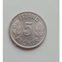 Исландия 5 крон 1977 год