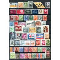 Марки разных стран 3 - 60+ марок - MNH, MLH, MH, чистые, без клея. #2-Bc-54-G-1