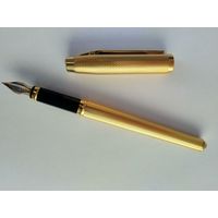 Перьевая ручка ELYSEE, модель En Vogue  Barleycorn Gold Plated c золотым пером