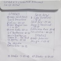 CD MP3 дискография SPARKS, SKID ROW - 2 CD