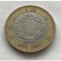 Мексика 10 песо 2000 - Миллениум