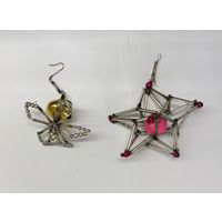 Ёлочная игрушка стеклярус СССР К.2 цена за все