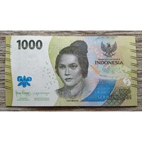 Werty71 Индонезия 1000 рупий 2022 UNC банкнота