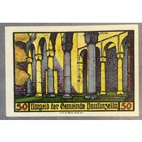 Нотгельд 50 пфеннигов 1922 год. Паулинцелла. Веймарская республика.