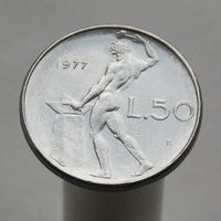 Италия 50 лир 1977