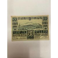 Австрия 50 геллеров нотгельд Вермаген - 2101