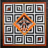 Картина иллюзия маслом на холсте худ. Дарья Еремеева