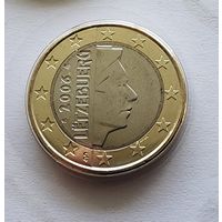 Люксембург 1 евро, 2006 из официального набора BU