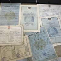 Аттестат зрелости.цена за все.
