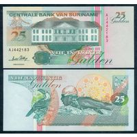 Суринам 25 гульденов 1996 год, UNC