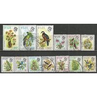 Фиджи. Флора и фауна острова. 1971г. 13 марок.