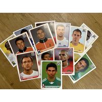 Карточки Panini. Чемпионат мира по футболу ЮАР-2010 (набор 15 шт.)
