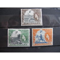 Брит. колония Басутоленд. 1961 г. в долларах, металлография. 2 фото.  см. условие.