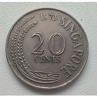 Сингапур 20 центов, 1973  5-12-34