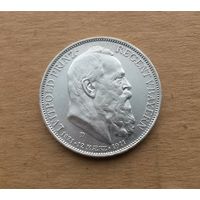 Бавария/Герм.империя, 3 марки 1911 г., серебро 0.900, 90 лет принцу-регенту Луитпольду