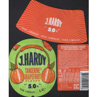 Пивная этикетка - J. HARDY