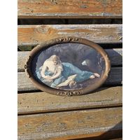 Литография (?) в старенькой рамке