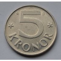 Швеция, 5 крон 1987 г.