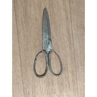 КОВАННЫЕ НОЖНИЦЫ старинные, копанина.