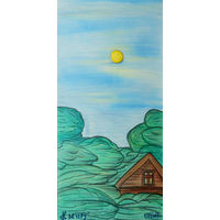 К вечеру (13), пастель, бумага, 2007, Котов Олег