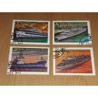 СССР 1981 Речной флот. Полная серия 4 марки