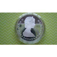 Доллар 1885-1985 г. Серебро с рубля