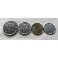 Испания 4 монеты 1980 - Чемпионат мира по футболу 1982 - UNC!