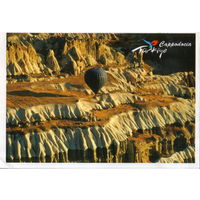 Подписанная открытка Турция 2013г. "Воздушный шар над Каппадокией"