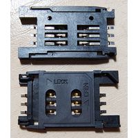 Держатель SIM-карт. 6 pin сим разъем коннектор