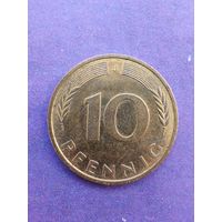 Германия ФРГ 10 пфеннигов 1994 J