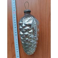 Елочная игрушка большая шишка