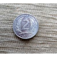 Werty71 Карибские острова 2 цента 2011 Елизавета 2  Карибы