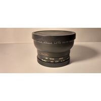 Широкоугольный объектив 0,45X для цифровых зеркальных фотокамер и видеокамер+ два UV фильтра