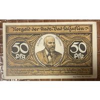 Нотгельд 50 пфеннигов 1921 год. Бад-Зальцуфлен. Веймарская республика
