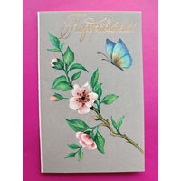 Поздравляем! Чистая. Двойная. 1989 года. Коробова. 2344.