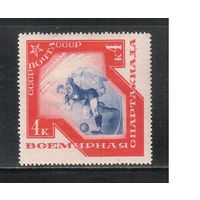 СССР-1935, (Заг.409),  *  , Спорт, Спартакиада, Футбол
