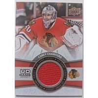 Хоккейная карточка НХЛ джерси Corey Crawford (Чикаго)