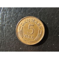 Дания. 5 эре.1969. С 20 копеек. Распродажа коллекции. Смотрите другие лоты.