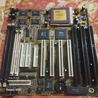 Ретро материнская плата Lucky Star 5v-1A ver2.0 с процессором