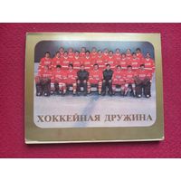 Хоккейная Дружина. Набор открыток СССР 1984 г. 24 открытки.