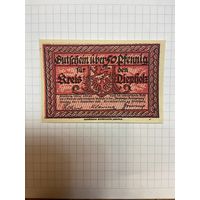 50 пфеннигов (нотгельды) г. Германия Дипхольц-1201