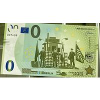0 евро 2018 год - Берлин пункт пропуска Чарли - Германия - UNC