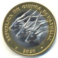 Экваториальная Гвинея. 1000 франков 2020 г.