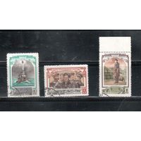 СССР-1954, (Заг.1700-1702),  гаш., 100-лет. обороны Севастополя