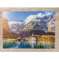 О-12. ПОДПИСАННАЯ ОТКРЫТКА. ГЕРМАНИЯ. ГОРНАЯ ЦЕРКОВЬ.