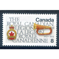 Канада - 1975г. - 50 лет королевскому канадскому легиону - 1 марка - полная серия, MH [Mi 616]. #3-WB-86-A-2